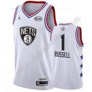 Brooklyn Nets Basketball Trikots 2019 Dangelo Russell 1# Weiß All Star Game Swingman..